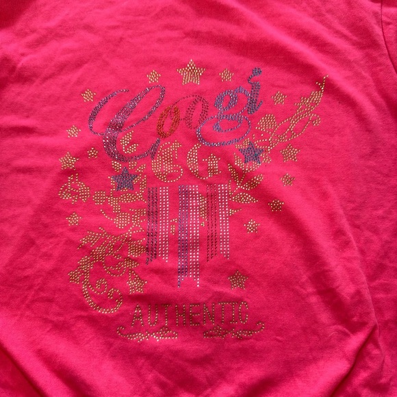 COOGI NWT 2 Piece Sweatset Pink Bedazzled Hoodie and Jogger Sweatpants Size 2XL - Picture 11 of 11